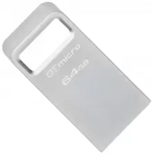 USB-флешка Kingston DataTraveler Micro G2 64GB, серебристый