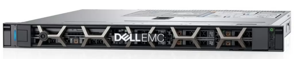 Сервер Dell PowerEdge R340 1U Rack (E-2124/8GB/1TB), серый